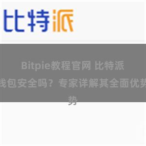 Bitpie教程官网 比特派钱包安全吗？专家详解其全面优势