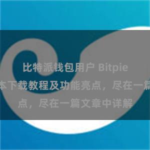 比特派钱包用户 Bitpie钱包最新版本下载教程及功能亮点，尽在一篇文章中详解