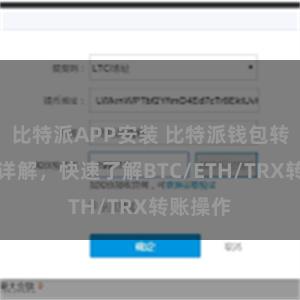 比特派APP安装 比特派钱包转账教程详解，快速了解BTC/ETH/TRX转账操作