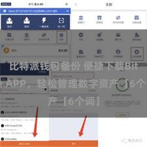 比特派钱包备份 便捷下载Bitpie APP，轻松管理数字资产【6个词】