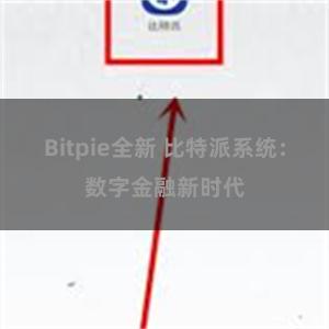 Bitpie全新 比特派系统：数字金融新时代