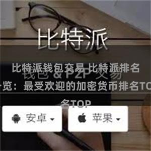 比特派钱包交易 比特派排名一览：最受欢迎的加密货币排名TOP